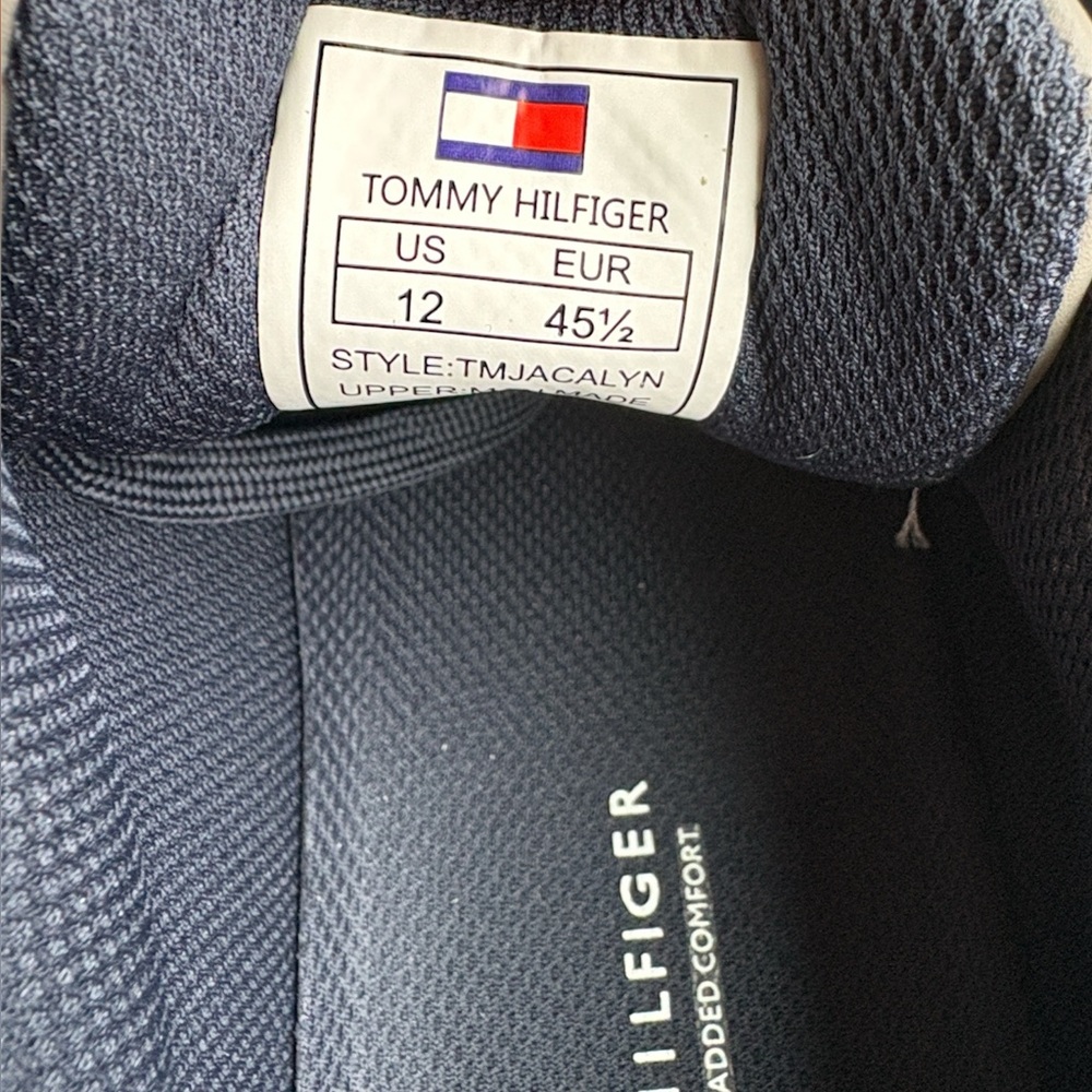Tommy Hilfiger Jacalyn Men’s Sneaker Navy Blue Size 12 NWT Court Shoe - Picture 7 of 10